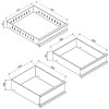 dilensky pracovni stul gd 5 zasuvek smrk bukova preklizka 5 zasuvek 1 skrinka 1190 x 600 x 850 mm antracit cervena 38116