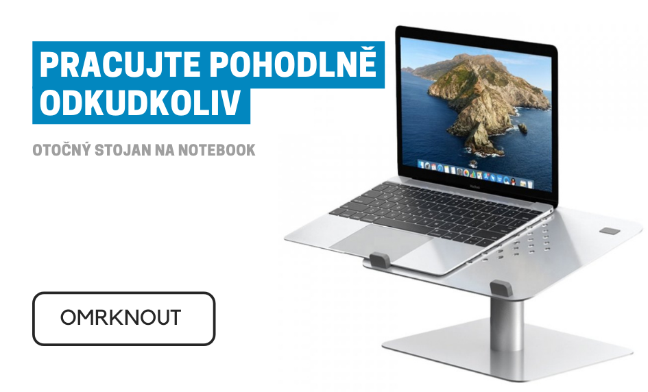 Otočný stojan na notebook