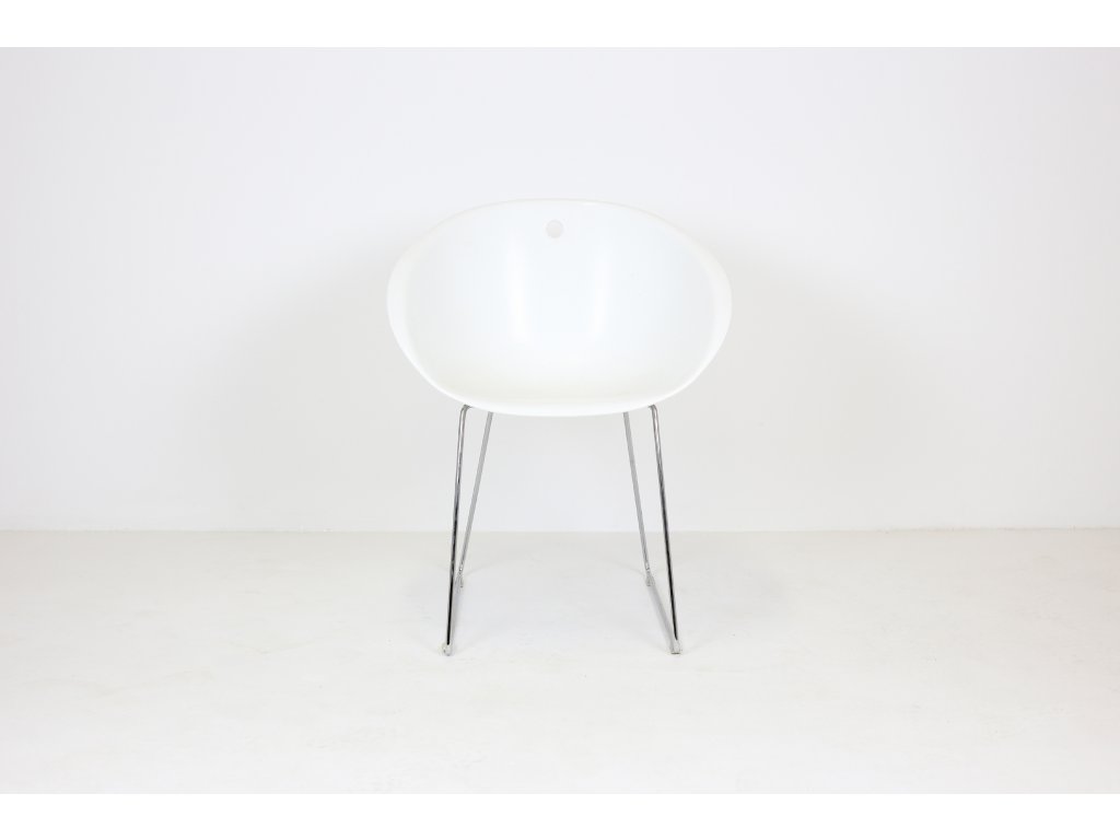Židle jídelní, Pedrali, bílá/chrom