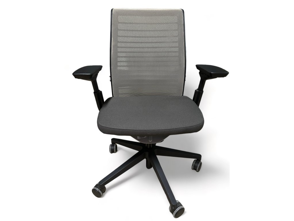 Židle kancelářská, Steelcase-Think, hnědá/béžová , područky