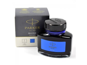 Parker Washable Blue, modrý omyvatelný lahvičkový inkoust