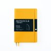 notebook b6 monocle softcover 128 numbered pages yellow dotted 2