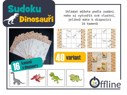 Sudoku dinosauři MUSTR