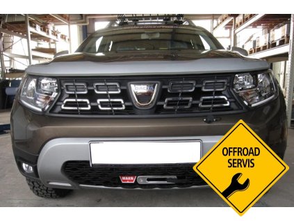 Dacia Duster offroad servis cz pontážní sada navijáku 1