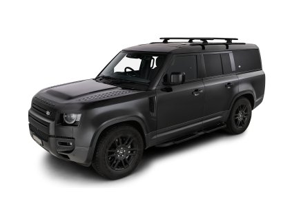 11253 rhino rack vortex stresne nosniky 1370mm cierne s rcl nohami pre land rover defender 130 l663 2023