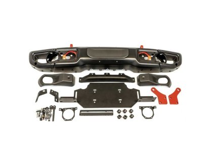 front steel bumper with winch plate ofd