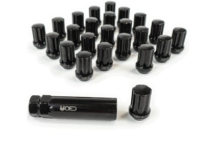 short wheel lug nuts safety set m14x15 ofd