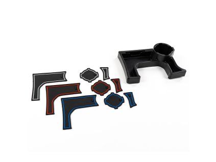 center console storage tray with cup holder ofd manual transmission