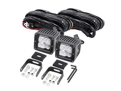 led lights cube 3 surface for front br5 bumper spot flood go rhino