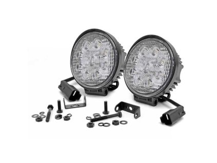 led lights 4 round spot rough country