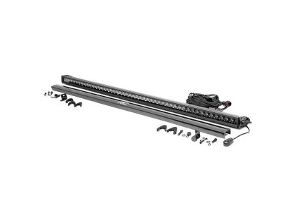 led light bar 50 single row spot rough country black series