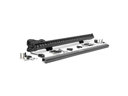 led light bar 30 single row spot rough country black series