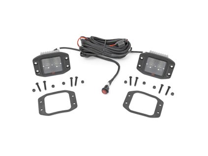 led lights 2 square flush mount flood rough country