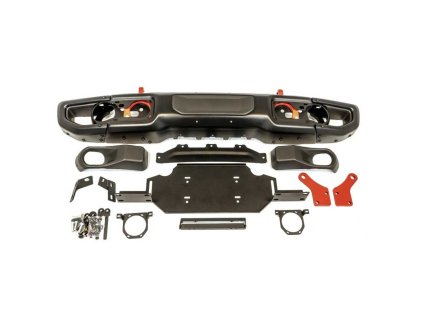 front steel bumper with winch plate without parking sensors ofd