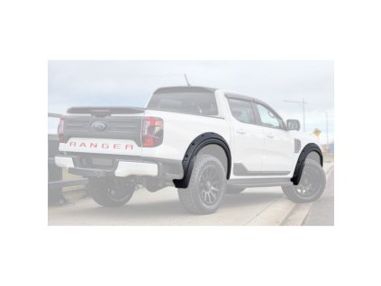 front and rear fender flares air design super bolt wildtrak