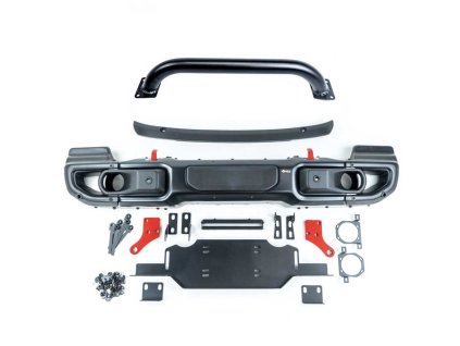 front steel bumper full coverage with bull bar ofd