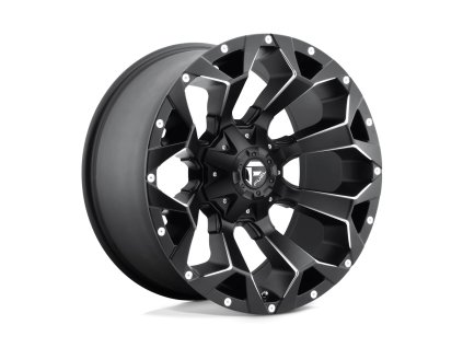 alloy wheel d546 assault matte black milled fuel