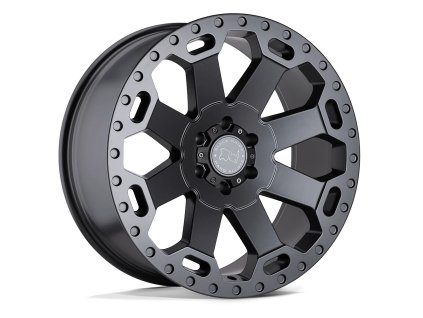 alloy wheel matte gunmetal warlord black rhino