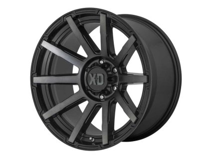 alloy wheel xd847 outbreak satin black xd series
