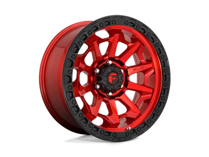 alloy wheel d695 covert candy red black bead ring fuel