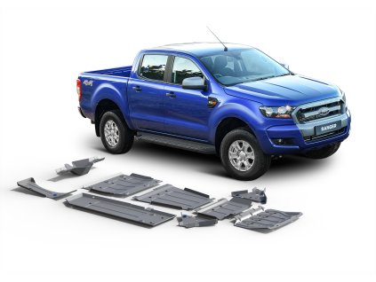 6713 rival duralova ochrana podvozku sada 6ks ford ranger 2011 2015 2015 2018 2 2 l diesel 3 2 l diesel len pre euro6