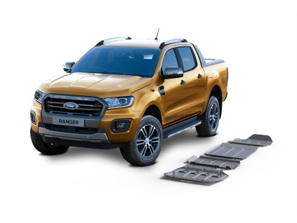 6719 rival duralova ochrana podvozku sada 4ks ford ranger 2011 2015 2015 2022 2 2 l diesel 3 2 l diesel