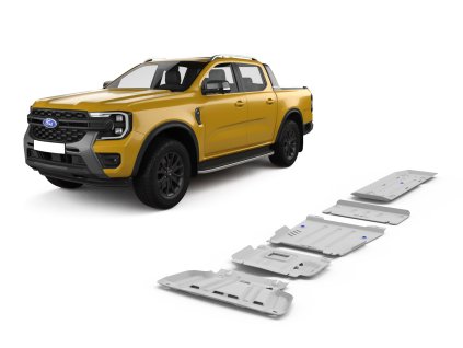 6740 rival duralova ochrana podvozku sada 5ks ford everest 2022 ranger 2022 volkswagen amarok 2023