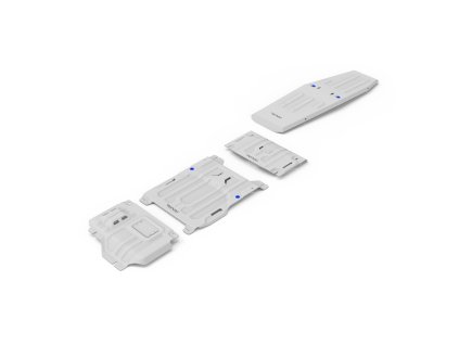 6752 rival duralova ochrana podvozku sada 4ks ford ranger raptor 2022 volkswagen amarok 2023 3 l diesel 2 l diesel