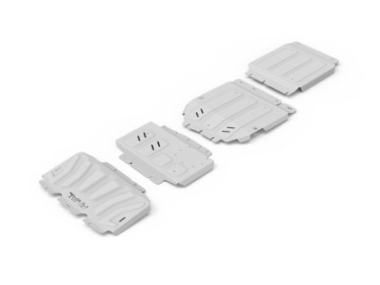 6818 rival duralova ochrana podvozku sada 4ks mercedes benz x class 2017 2 3 l diesel