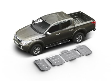 6830 rival duralova ochrana podvozku sada 4ks fiat fullback 2016 2020 mitsubishi l200 2015 2019 2018 2023 pajero sport 2016 2021 2021 2 4 l diesel 3 l benzin