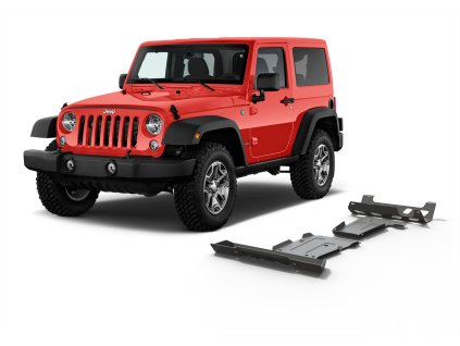 6839 rival duralova ochrana podvozku sada 4ks jeep wrangler jl 2017 2021 2 l benzin 3 6 l benzin