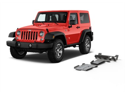 6842 rival duralova ochrana podvozku sada 3ks jeep wrangler jl 2017 2021 2 l benzin 3 6 l benzin