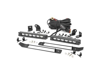 dual led grille kit 6 rough country black series