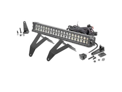 led hidden bumper kit light bar 20 white drl rough country black series
