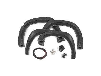 front and rear fender flares rough country defender