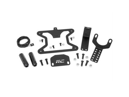 license plate relocation adapter with led light rough country