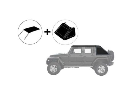 complete soft top fastback suntop