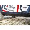 11100 1 n4 offroad ochranne listy prahov ocelove profilovane jeep wrangler jlu 5 dverovy par cierna epoxy