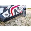 11100 2 n4 offroad ochranne listy prahov ocelove profilovane jeep wrangler jlu 5 dverovy par cierna epoxy