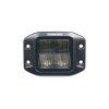 purelux black flush mount square 12