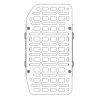 maly panel molle na drzwi bison gear