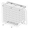 duzy panel molle na drzwi bison gear