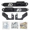 double shear bracket for rear shocks black agile offroad