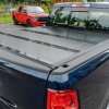 hard tri fold bed cover low profile ofd double cab
