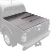 hard tri fold bed cover low profile ofd double cab