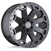 alloy wheel matte gunmetal warlord black rhino