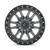 alloy wheel d680 rebel matte gun metal black bead ring fuel
