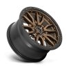 alloy wheel d681 rebel matte bronze black bead ring fuel