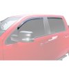 front and rear window deflectors avs in channel ventvisor