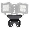 rear center hood light mounts for two 3x3 led cube lights go rhino
